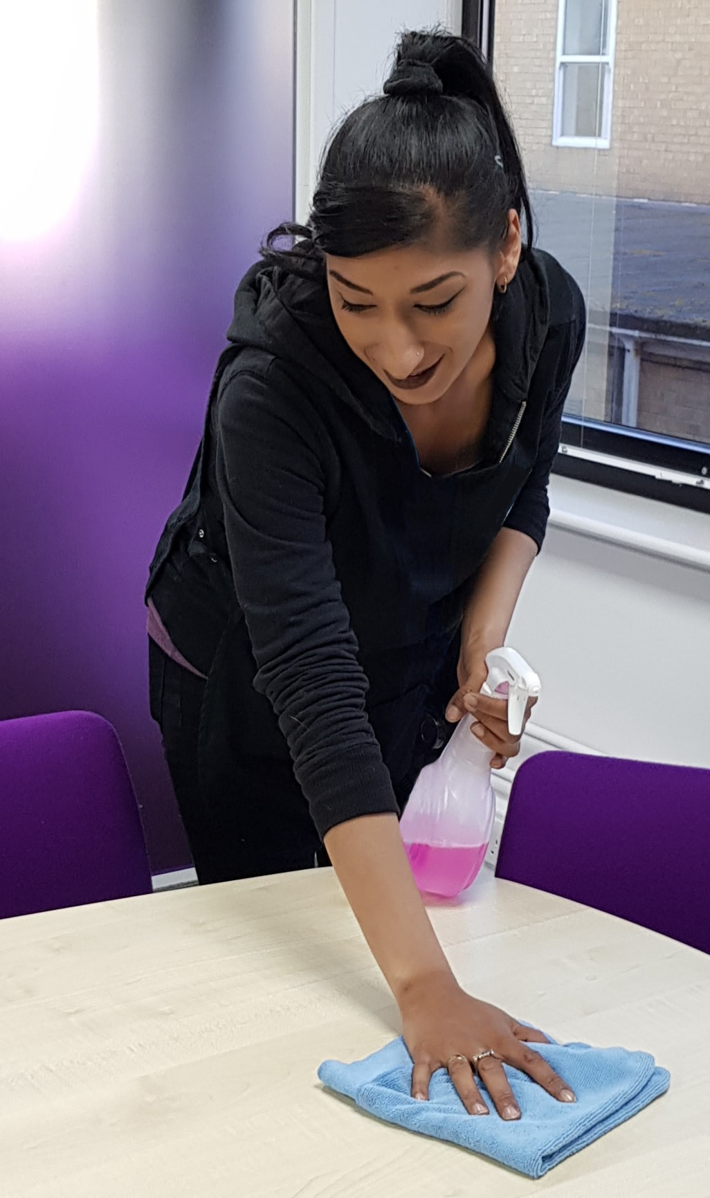 Our fully insured office cleaners are trained with an emphasis on professionalism and courtesy, in addition to great office cleaning skills and they always look to comply with the most recent health and safety legislation, for your peace of mind.

Benefit from our non-intrusive and convenient Chessington office cleaning services which will bring you value for your money, reliable and professional staff, and a consistent and high quality service - all from a family owned business with strong values and a history in your community.

Get in touch with us today for more details about our Chessington office cleaners.