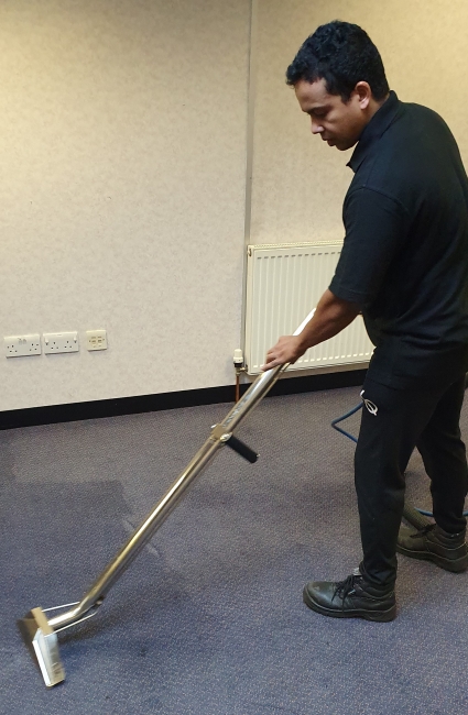 Our office cleaning services in Redhill also include window cleaning and you can regularly see our window cleaners working at Three Central Cafe in the town centre.
Additionally, we provide dri powder and hot water extraction carpet cleaning, washroom and laundry services. Thanks to our high standards, we do it well.
We ensure our work is quick, streamlined, professional and we are able handle all your cleaning needs from the floor up. Get in touch today for more details.